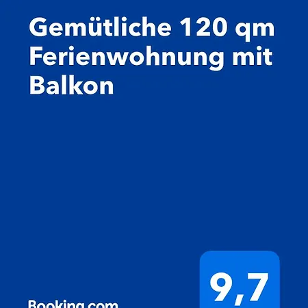 Gemuetliche 120 Qm Mit Balkon 아파트